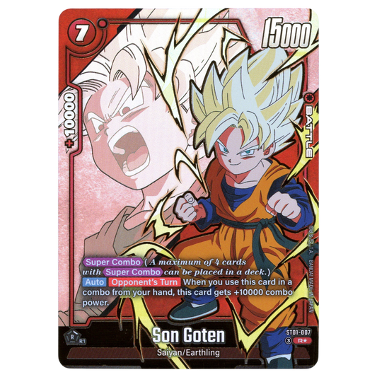 Son Goten (Alternate Art) ST01-007 R☆ Trading Card Bandai