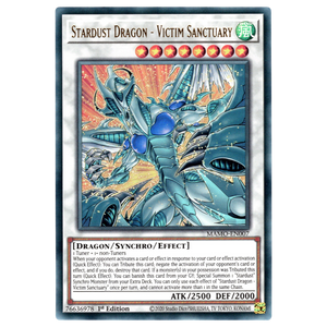 Stardust Dragon - Victim Sanctuary MAMO-EN007 Ultra Rare
