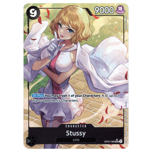 Stussy (Parallel) OP07-085 SR☆ Trading Card Bandai