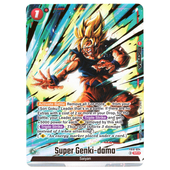 God Grade Super Genki-dama Alternate Art FB10-024 SR Dragon Ball Super Fusion World card featuring Goku
