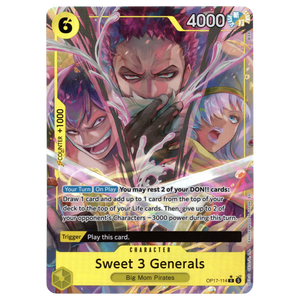 Sweet 3 Generals (Alternate Art) OP17-114 R☆