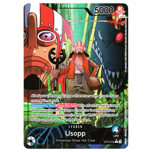 Usopp (Parallel) OP10-042 L☆ Trading Card Bandai