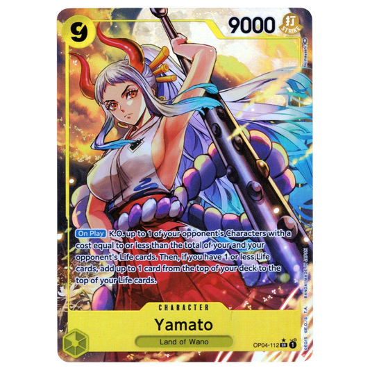 Yamato (Alternate Art) OP04-112 SR☆ Trading Card Bandai