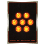 God Grade Dragon Ball Super Card Game alternate art card featuring seven orange dragon balls with red stars on a black background.