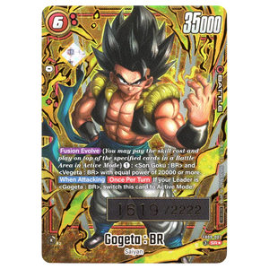 Gogeta : BR (Serial Numbered) [1619/2222] FB09-007 SR☆