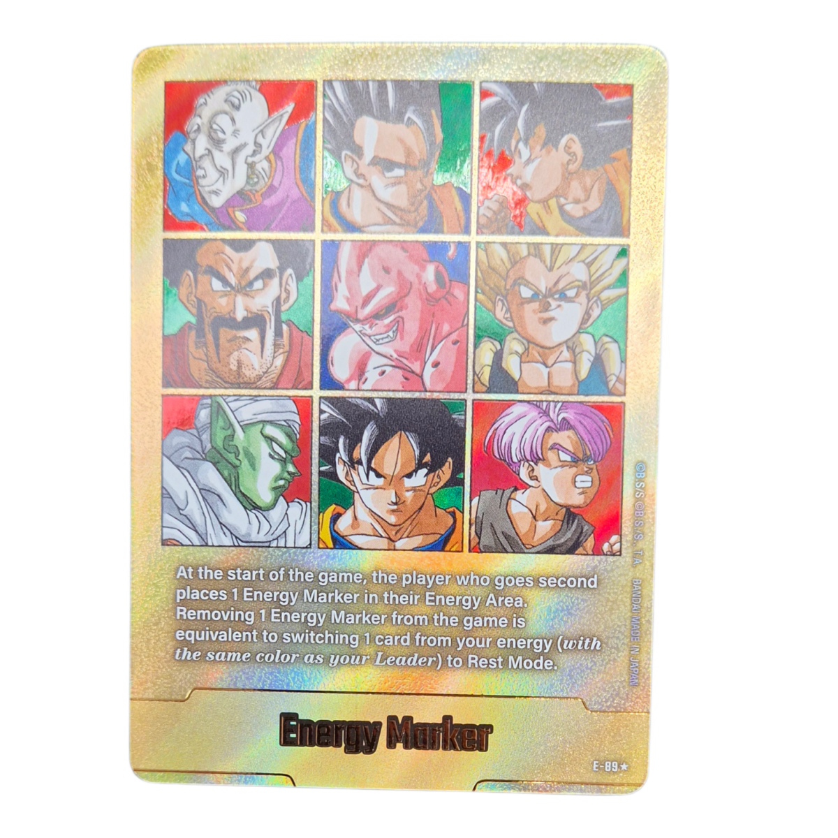 Fusion World Energy Marker (Gold) E-89☆ Card Bandai