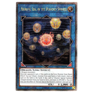 Hieratic Seal of the Heavenly Spheres RA02 - EN039 Quarter Century Secret Rare