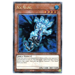 Ice Hand RA04 - EN225 Quarter Century Secret Rare