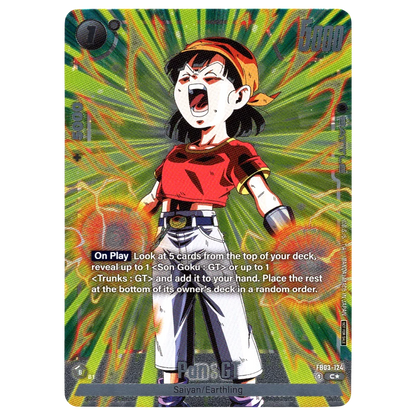 Pan : GT (Alternate Art) FB03-124 C☆ Trading Card Bandai