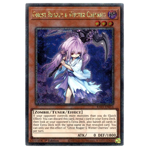 Ghost Reaper & Winter Cherries RA03-EN014 Quarter Century Secret Rare