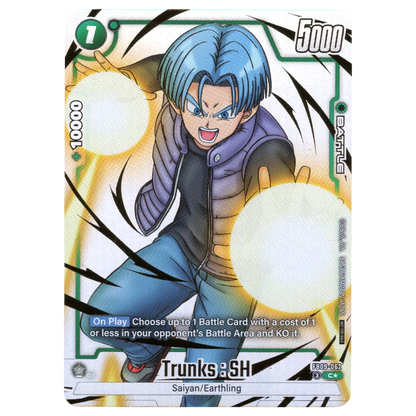 Trunks : SH (Alternate Art) FB09-062 C☆ Trading Card Bandai
