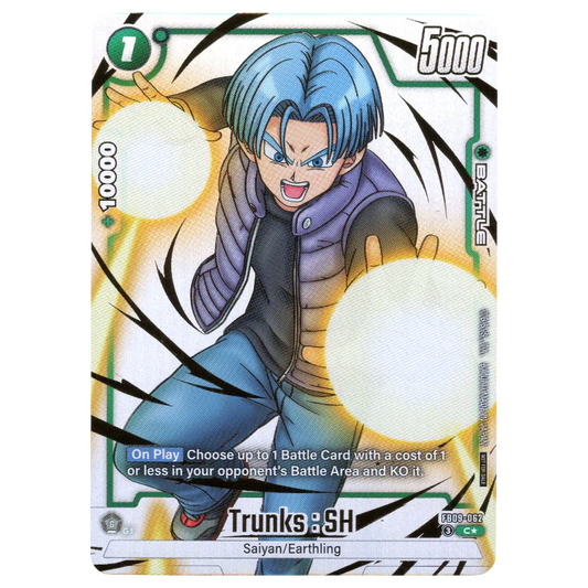 Trunks : SH (Alternate Art) FB09-062 C☆ Trading Card Bandai