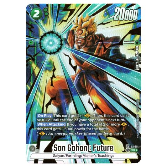 Son Gohan : Future (Alternate Art) FB10-059 SR☆ Trading Card Bandai