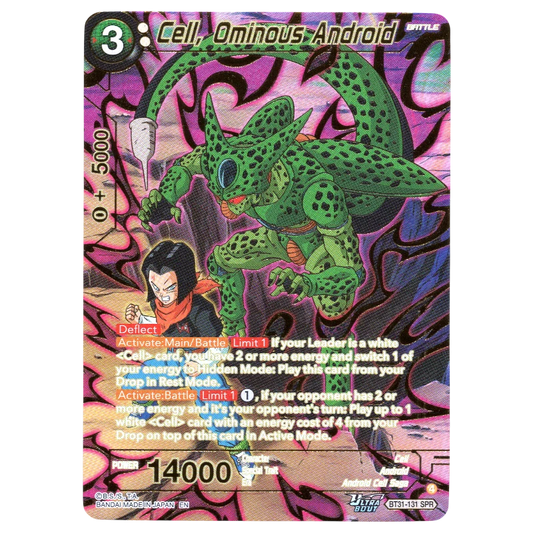 Cell, Ominous Android BT31-131 SPR Trading Card Bandai