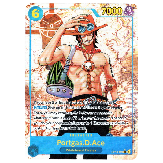 Portgas.D.Ace (Parallel) OP13-119 SEC☆ Trading Card Bandai