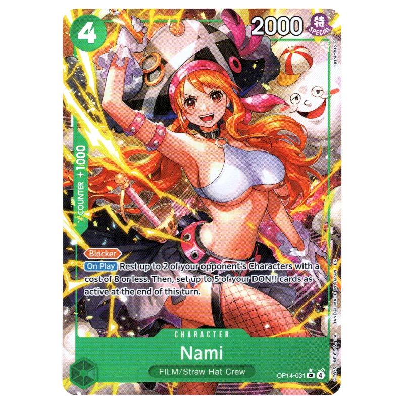 Nami (Alternate Art) OP14-031 SR☆ Trading Card Bandai