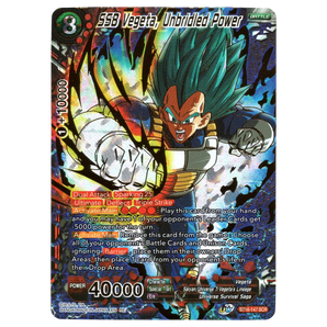 SSB Vegeta, Unbridled Power (Alternate Art) BT16-147 SCR