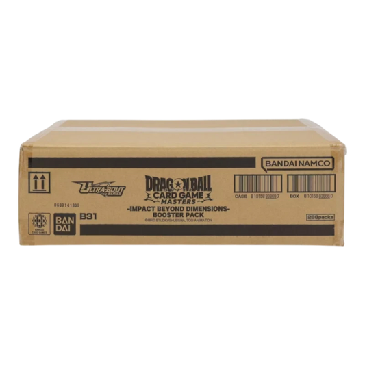 Dragon Ball Super Masters Impact Beyond Dimensions B31 Booster Box Case Case Bandai