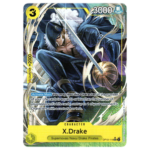 X.Drake (Alternate Art) OP10-114 UC☆