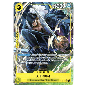 X.Drake (Alternate Art) OP10-114 UC☆