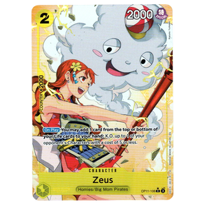 Zeus (Alternate Art) OP11-106 R☆ Trading Card Bandai