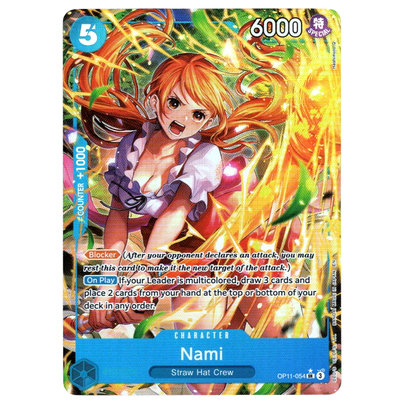Nami (Alternate Art) OP11-054 SR☆ Trading Card Bandai