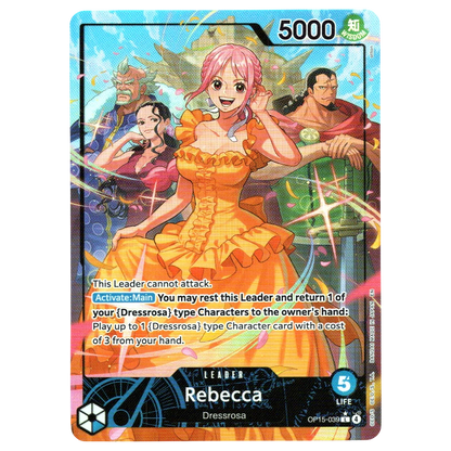 Rebecca (Alternate Art) OP15-039 L☆ Trading Card Bandai