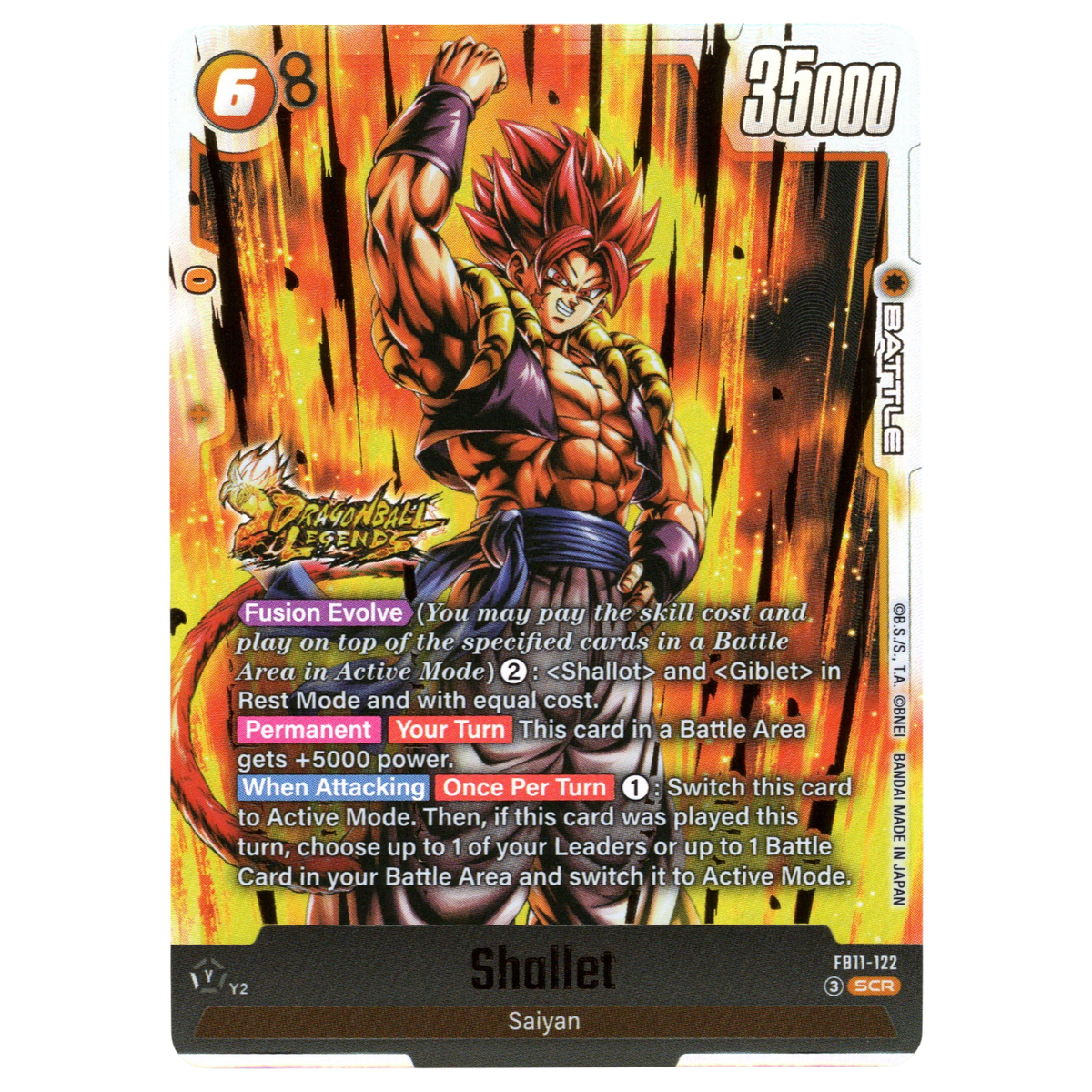 Shallet FB11-122 SCR Trading Card Bandai