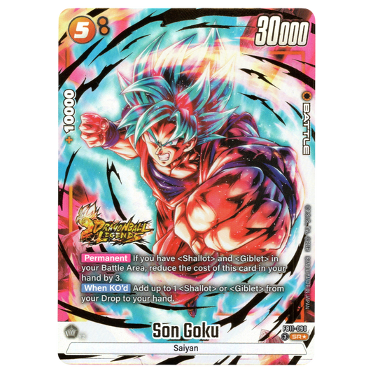 Son Goku (Alternate Art) FB11-090 SR☆ Trading Card Bandai