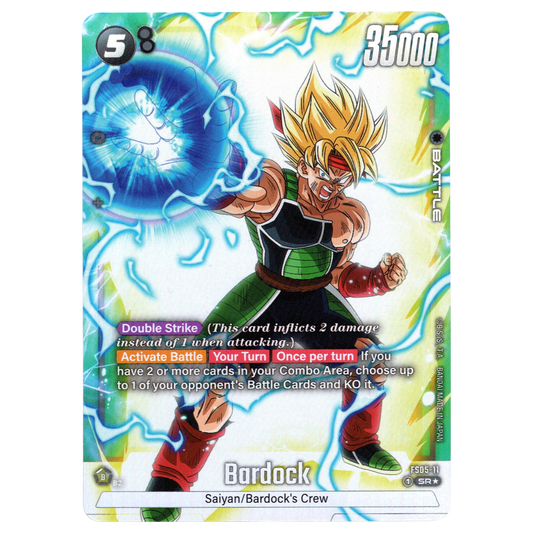 Bardock (Bonus Pack Alternate Art) FS05-11 SR☆ Trading Card Bandai