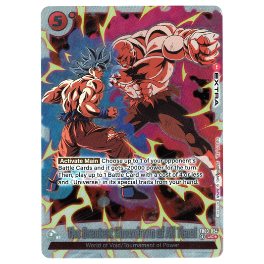 The Greatest Showdown of All Time! (Alternate Art) FB03-024 UC☆ Trading Card Bandai