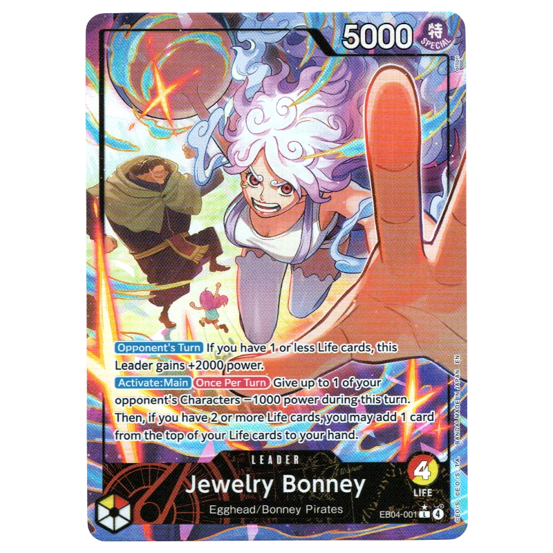 Jewelry Bonney (Alternate Art) EB04-001 L☆ Trading Card Bandai