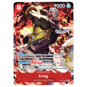 Krieg (Alternate Art) OP15 - 008 SR☆