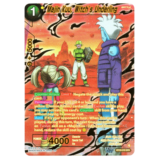 Majin Kuu, Witch's Underling BT30-078 SPR Trading Card Bandai