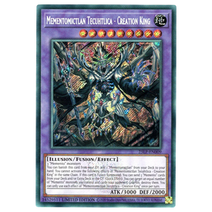 Mementomictlan Tecuhtlica - Creation King 25LP - EN009 Emblazoned Secret Rare