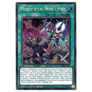 Mementotlan Bone Party RA04 - EN099 Quarter Century Secret Rare