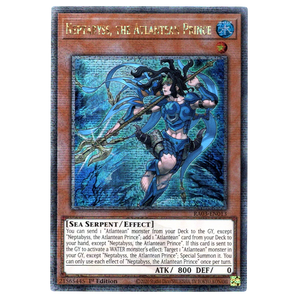 Neptabyss, the Atlantean Prince RA03 - EN013 Quarter Century Secret Rare