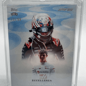 Oliver Bearman RC Blue /99 2025 Topps Eccellenza Formula 1 F1 Trading Card