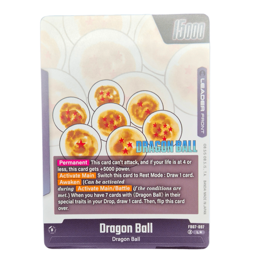 Shenron (Gold) FB07-097 L☆ Trading Card Bandai