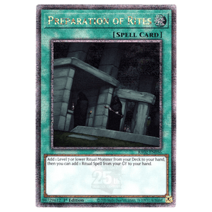 Preparation of Rites RA02 - EN056 Quarter Century Secret Rare