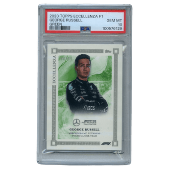 [PSA 10] 2023 F1 Eccellenza George Russell Green 68/99