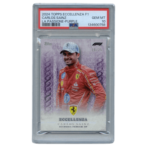 [PSA 10] 2024 F1 Eccellenza Carlos Sainz LA Passione - Purple 18/25