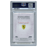 [PSA 10] 2024 F1 Eccellenza Carlos Sainz LA Passione - Purple 18/25