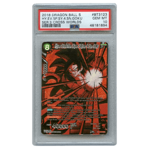 [PSA 10] Hyper Evolution Super Saiyan 4 Son Goku BT3 - 123 SCR