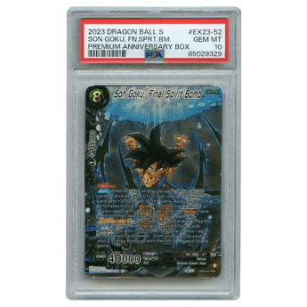 [PSA 10] Son Goku, Final Spirit Bomb EX23-52 SCR