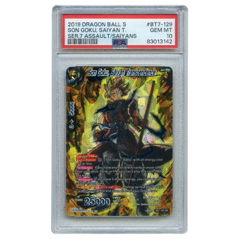 [PSA 10] Son Goku, Saiyan Transcendence BT7-129 ISR