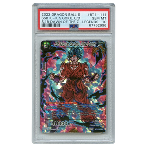 [PSA 10] SSB Kaio - Ken Son Goku, United Divinity BT1 - 111 SCR