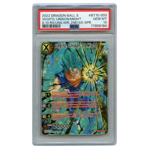 [PSA 10] Vegito, Unison of Might BT10 - 003 SPR