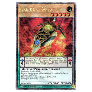 Qliphort Scout RA04 - EN236 Quarter Century Secret Rare