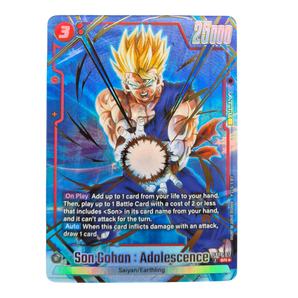 Son Gohan : Adolescence FB08 - 012 (Alternate Art) SR★ Saiyan's Pride FB08 Card [NM]